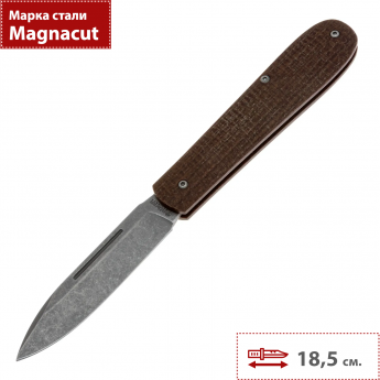 Складной нож BOKER MANUFAKTUR SOLINGEN COFFIN JUTE MICARTA 112946 Складной нож BOKER MANUFAKTUR SOLINGEN COFFIN JUTE MICARTA 112946